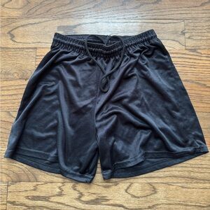 Boys Black Athletic Shorts | Score Performance Soccer Shorts | Youth Large (YL)